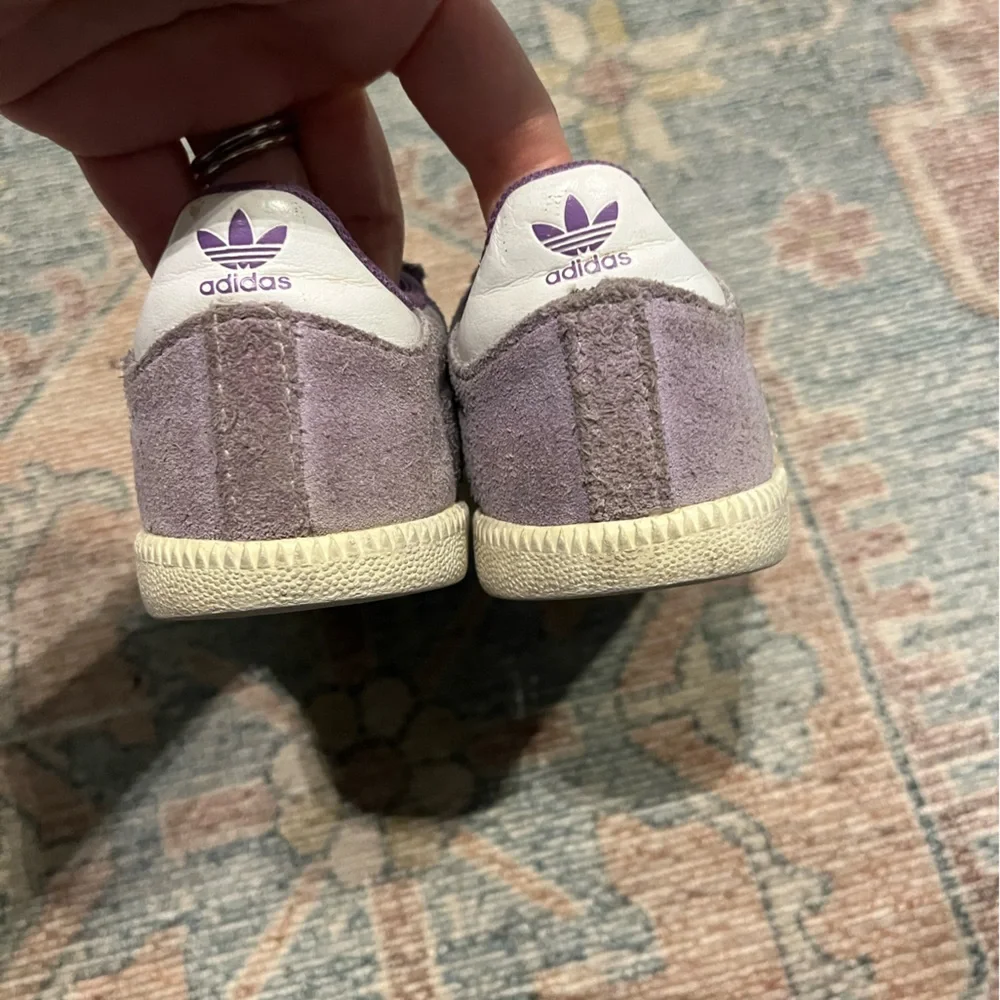 Kids Purple Adidas Samba Slip on Sneakers size 7 - Picture 2 of 4